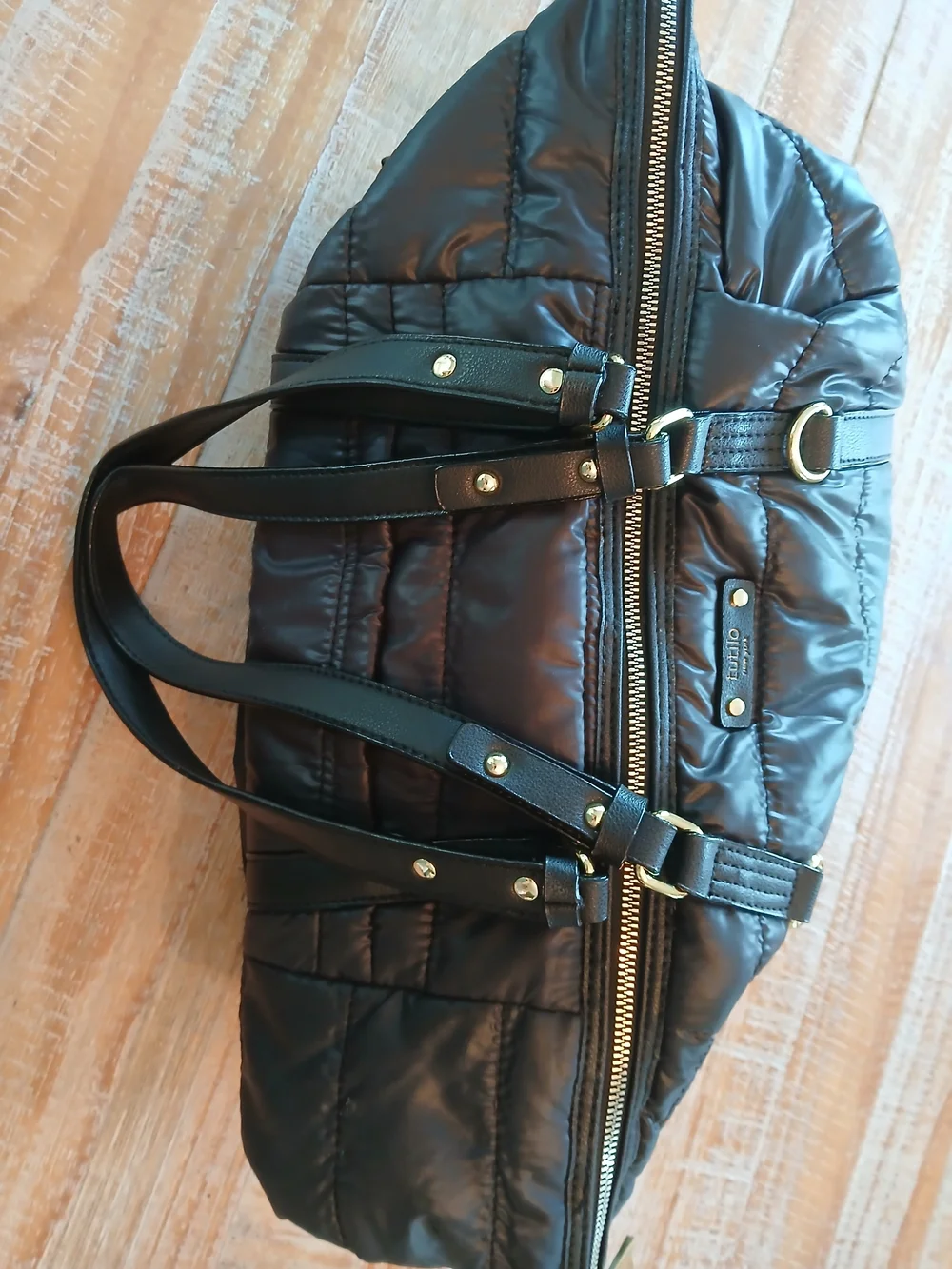 Tutiko New York Quilted Tote Bag – Black Shoulder Bag